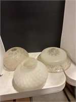 Assorted glass globes