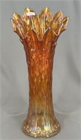 Tree Trunk midsize 13 1/2" vase - marigold