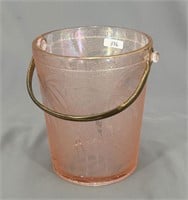 Brocaded Palms ice bucket - pink