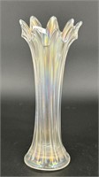 N's Thin Rib 10" vase - white