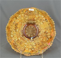 Leaf Chain 9" plate - marigold