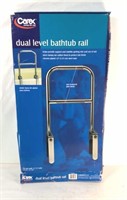 New Open Box Carex Dual Level Bathtub Rail