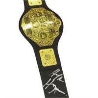 Certified Hulk Hogan Signed Wwe Championship Belt