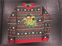 Lizard Bay T-Rex Christmas Sweater