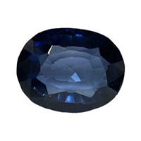Natural 22.ct Oval Cut Blue Sapphire Gemstone