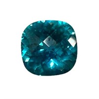 Natural 14.00ct Radiant Cut Blue Green Sapphire