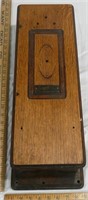 Oak Phone Box Display Case