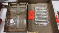 2 boxes miracle maize glass mold, ice box dishes