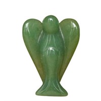 Natural Green Aventurine Angel Carved Gemstone