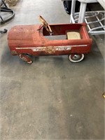 Fire Chief Metal Peddle  Car