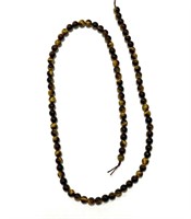 Natural 15.5" Strand Round Yellow Tiger Eye Beads