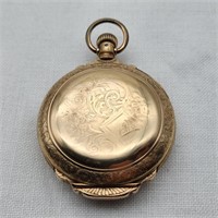 Elgin 7j 10K GF Pocket Watch