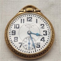 BW Raymond Elgin Pocket Watch 21j