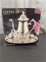 Coffee set, silver plated