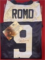 TONY ROMO AUTOPGRAPHED JERSEY