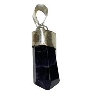 Natural Amethyst Point Pendant Gemstone