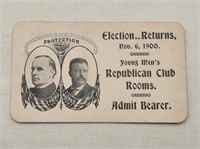 1900 McKinley & Roosevelt Card