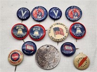 WW1 Liberty Loan Buttons Etc.