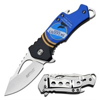 Mtech Blue Moon Belgian Beer Spring Assist Knife