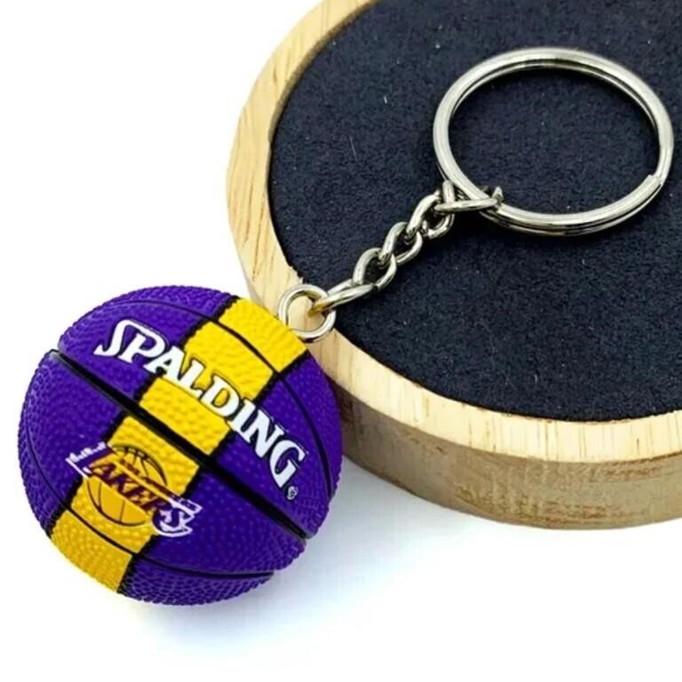 Nba Lakers Basketball Key Chain