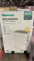 (1) HISENSE DEHUMIDIFIER WITH SLIDE OUT BUCKET