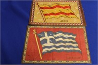 Lot of 2 Vintage Tobacco Flags
