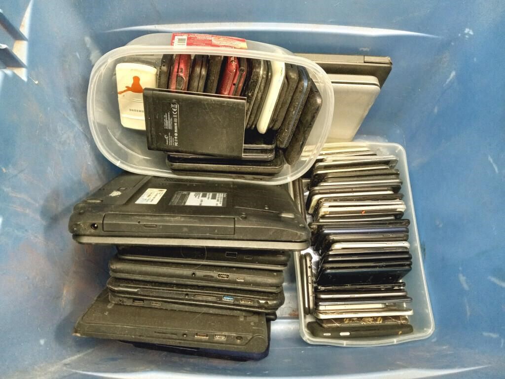 Lot of misc laptops, tablets, cellphones