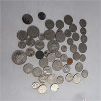 BAG OF ASST. COINS & TOKENS