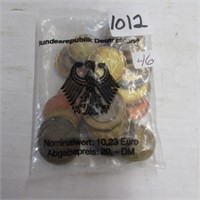 BAG OF ASST. EUROPEAN COINS