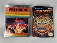 NINTENDO HIGH SPEED & ATARI FIRE FIGHTER GAMES