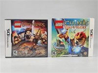NINTENDO DS & 3DS LEGO LORD OF RINGS & CHIMA