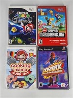 3) NINTENDO WII & PS2 DORMAX VIDEO GAMES