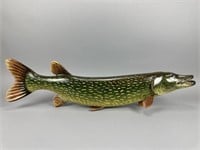 Mike Borrett Hand Carved Northern Pike