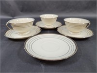 Ransgil Silverite Teacup and Saucers