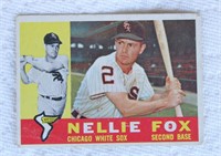 1960 #100 NELLIE FOX BASEBALL CARD