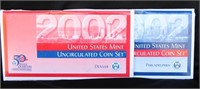 2002 U.S. MINT UNCIRCULATED COIN SET