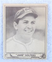 1940 PLAY BALL #126  JAKE SOLTERS CARD