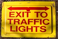 Exit To Traffic Lights