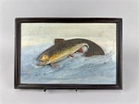 John Hodge Jumping Brook Trout Plaque