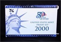 2000 U.S. PROOF COIN SET