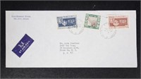 Israel Stamps #27, 28 and scarce #30 Army on Oct 2