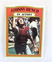 1972 TOPPS #434 JOHNNY BENCH BAEBALL CARD