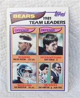 1982 TOPPS #292 TEAM LEADERS FOOTBALL CARD