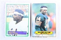 TOPPS WALTER PAYTON CARD AND STICKER