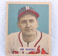 1949 BOWMAN #235 JIM RUSSELL CARD
