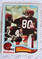1982 TOPPS #44 CRIS COLLINSWORTH ROOKIE