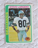 1978 TOPPS STEVE LARGENT # 443 FOOTBALL CARD