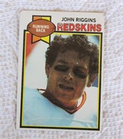 1979 TOPPS #10 JOHN RIGGINS FOOTBALL CARD