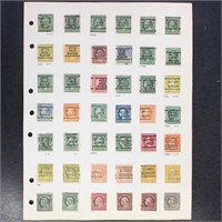 US Precancel Stamps 1900s-1910s mostly Washington-