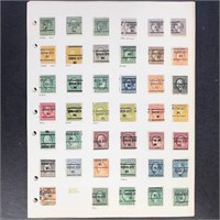 US Precancel Stamps 1900s-1910s mostly Washington-